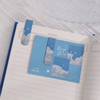 2PCS Magnetic Bookmark Simple Nature Scenery Series