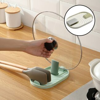 Green Spoon Rest Holder  Kitchen Cooking Tools