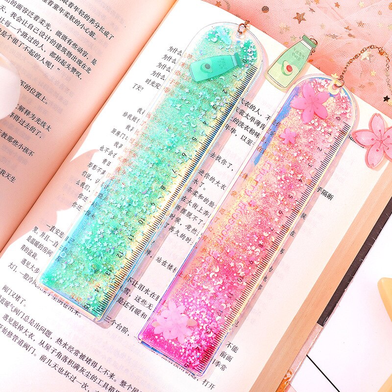 Bookmark Rulers Girl Drawing Multifunctional Stationery - Image 3