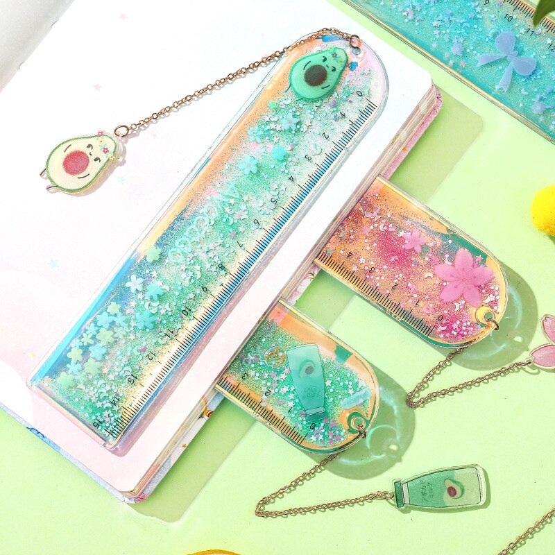 Bookmark Rulers Girl Drawing Multifunctional Stationery - Image 4