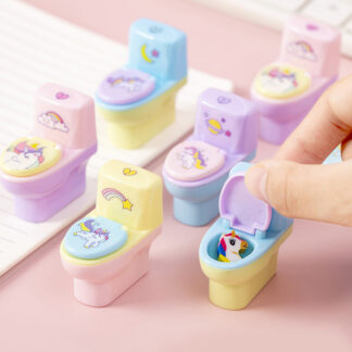 3 Pcs Cute Kawaii Stationery Cartoon Pencil Sharpener