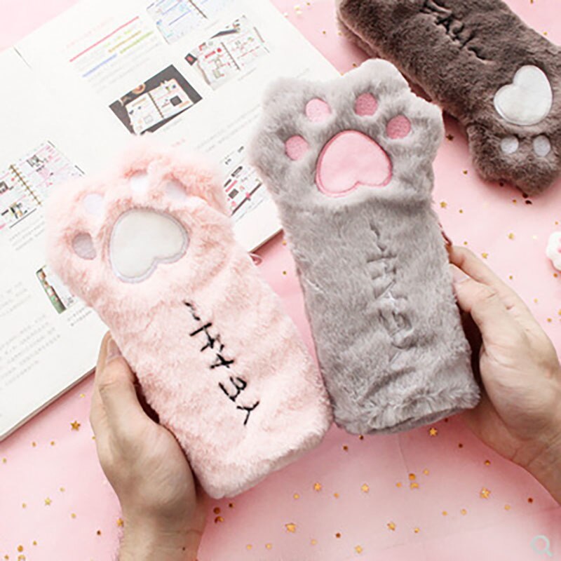Cute Cartoon Cat Paw Pen Pencil Bag - Image 5