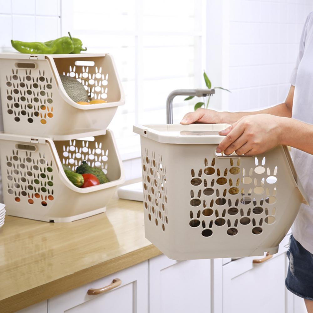1 Set 3pcs Fruit Vegetable Organizer Basket - Image 4