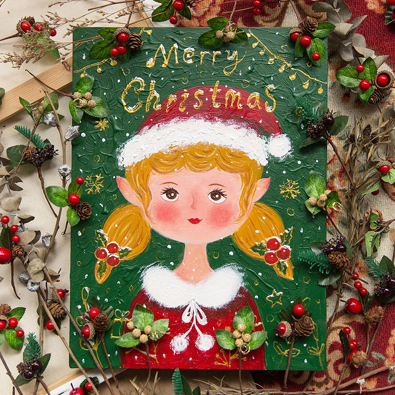 10 PCS Paint Brushes Set for Art Acrylic Watercolor - Image 6