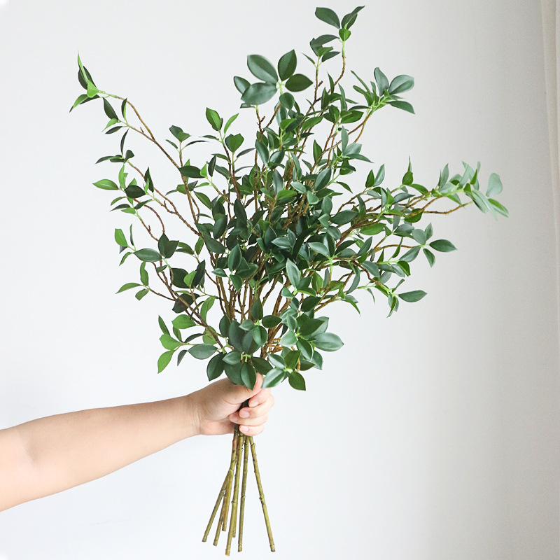 73 cm Long Branch Artificial Green Plants Tree - Image 3