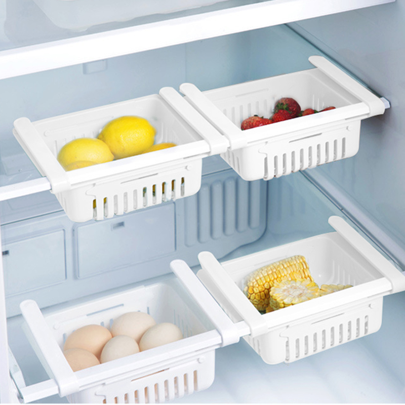 Refrigerator Storage Rack Fridge Plastic Organizer