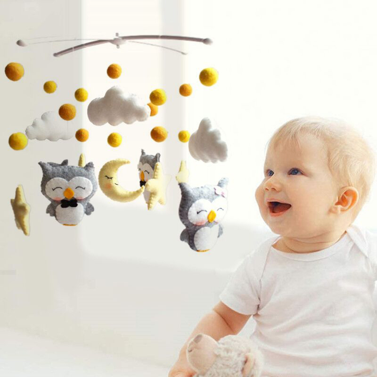1Pcs Crib Mobile Bed Bell Hanging Toy - Image 2