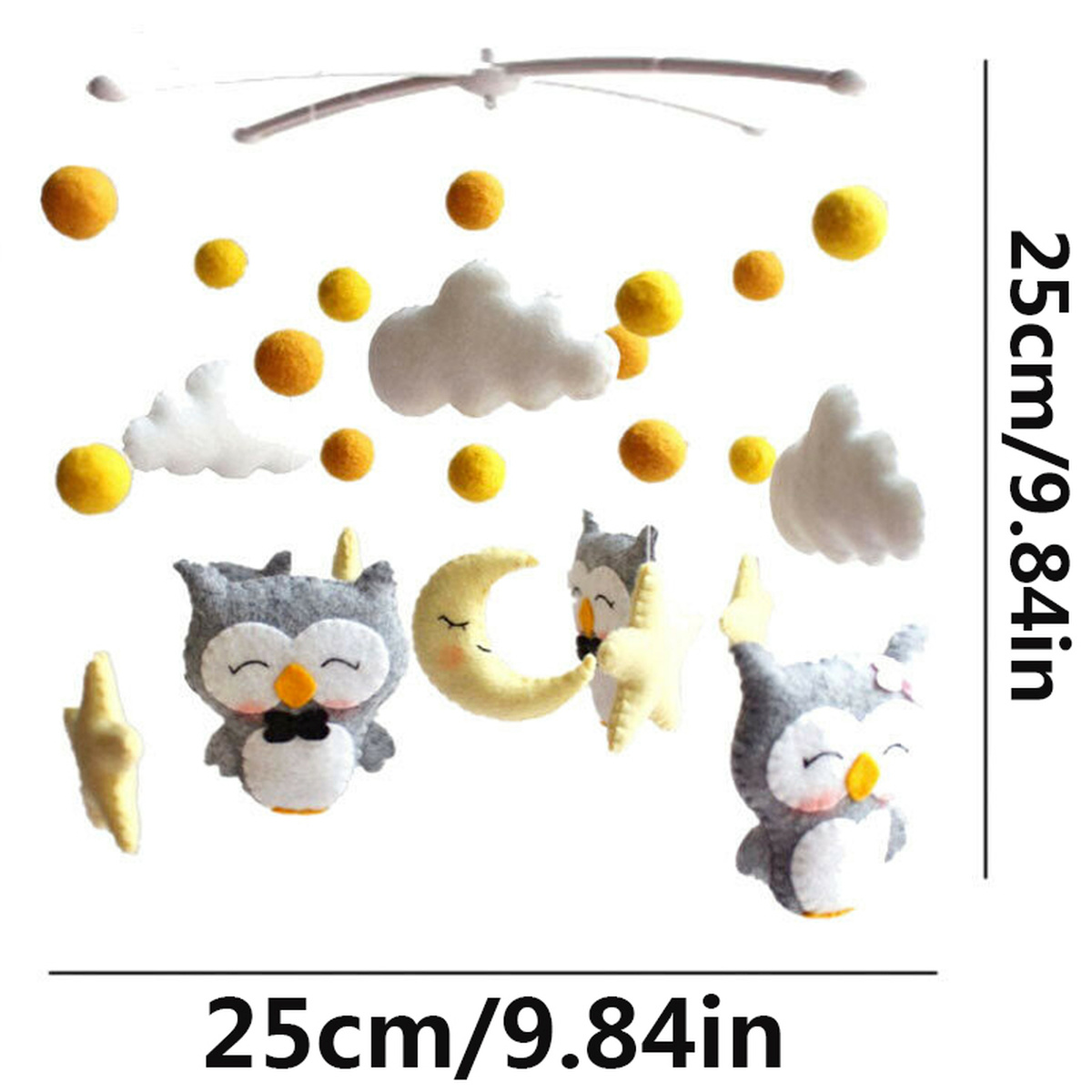 1Pcs Crib Mobile Bed Bell Hanging Toy - Image 4