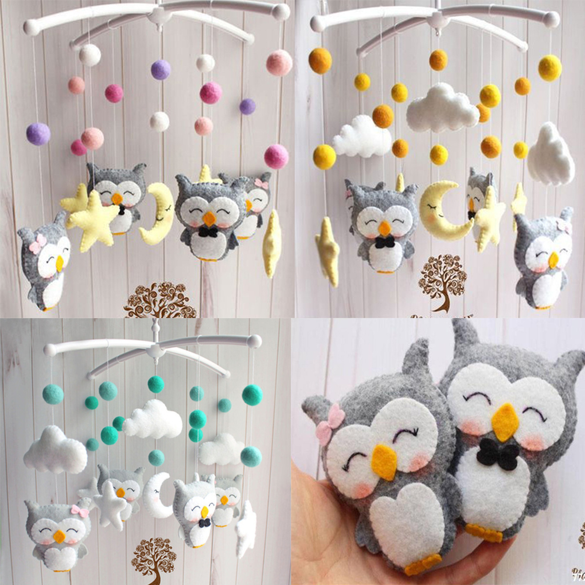 1Pcs Crib Mobile Bed Bell Hanging Toy - Image 5