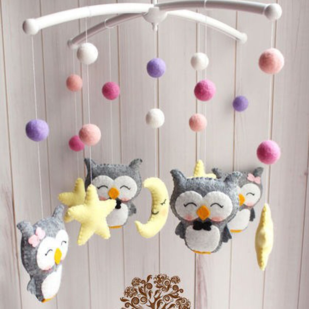 1Pcs Crib Mobile Bed Bell Hanging Toy - Image 6