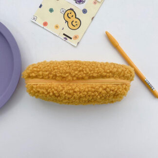 Pen Pouch Plush Zipper Bags Cosmetic Make Up Organizer