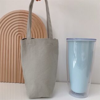 Tumbler Bag Creative Canvas Bag Cup Holder