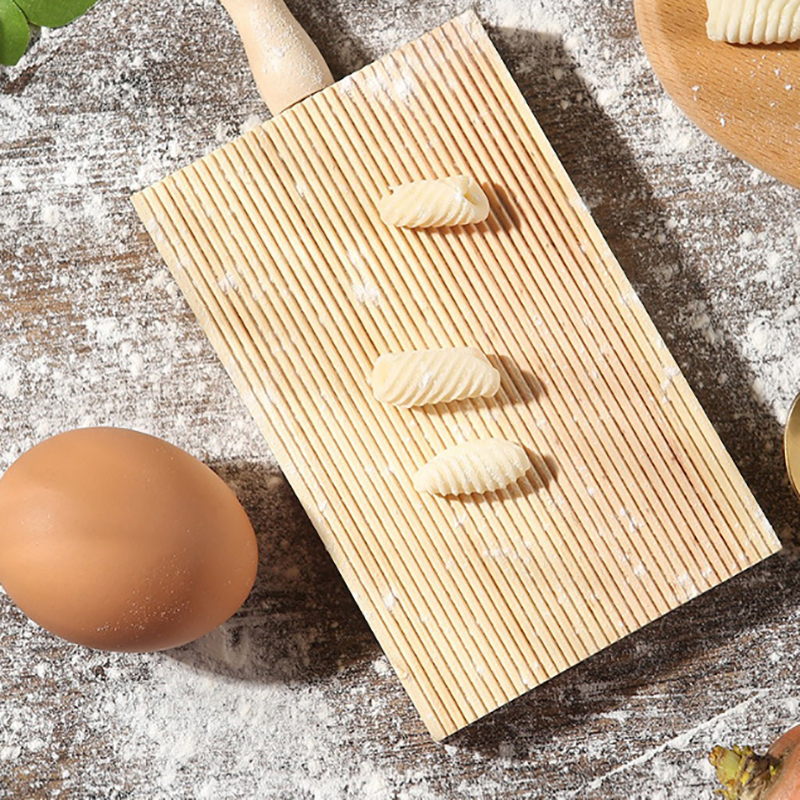 Wooden Board Rolling For Macaroni - Image 3