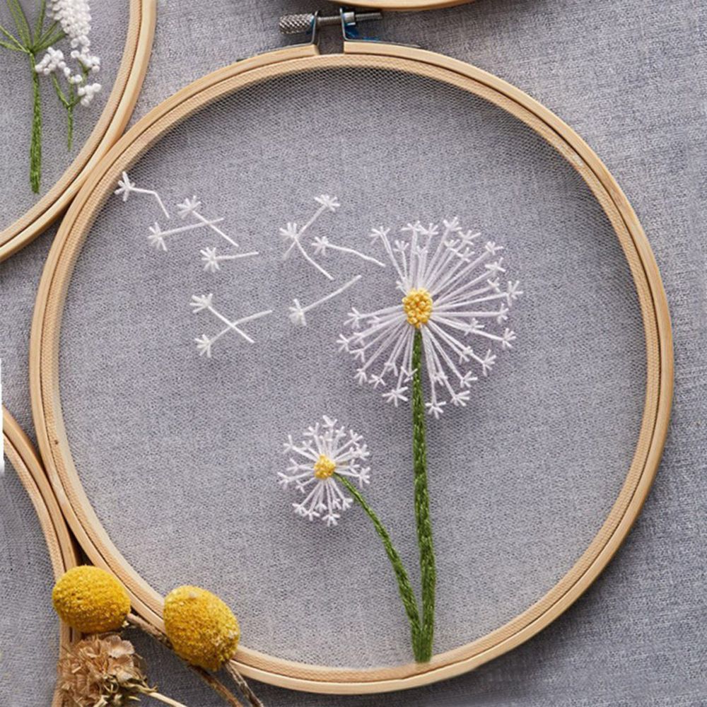 1Set Embroidery DIY Flowers Painting Full Needlework - Image 5