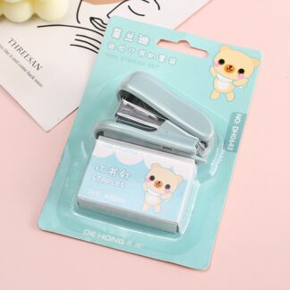 Mini Kawaii Paper Stapler Set School Supplies