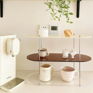 3-Layer Acrylic Storage Rack Decorative Tray