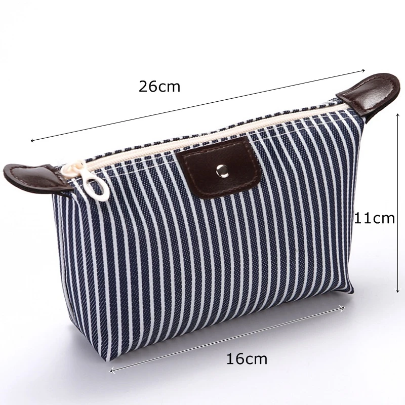 Women Cosmetic Bag Fashion Travel Makeup Bag, Black - Image 2