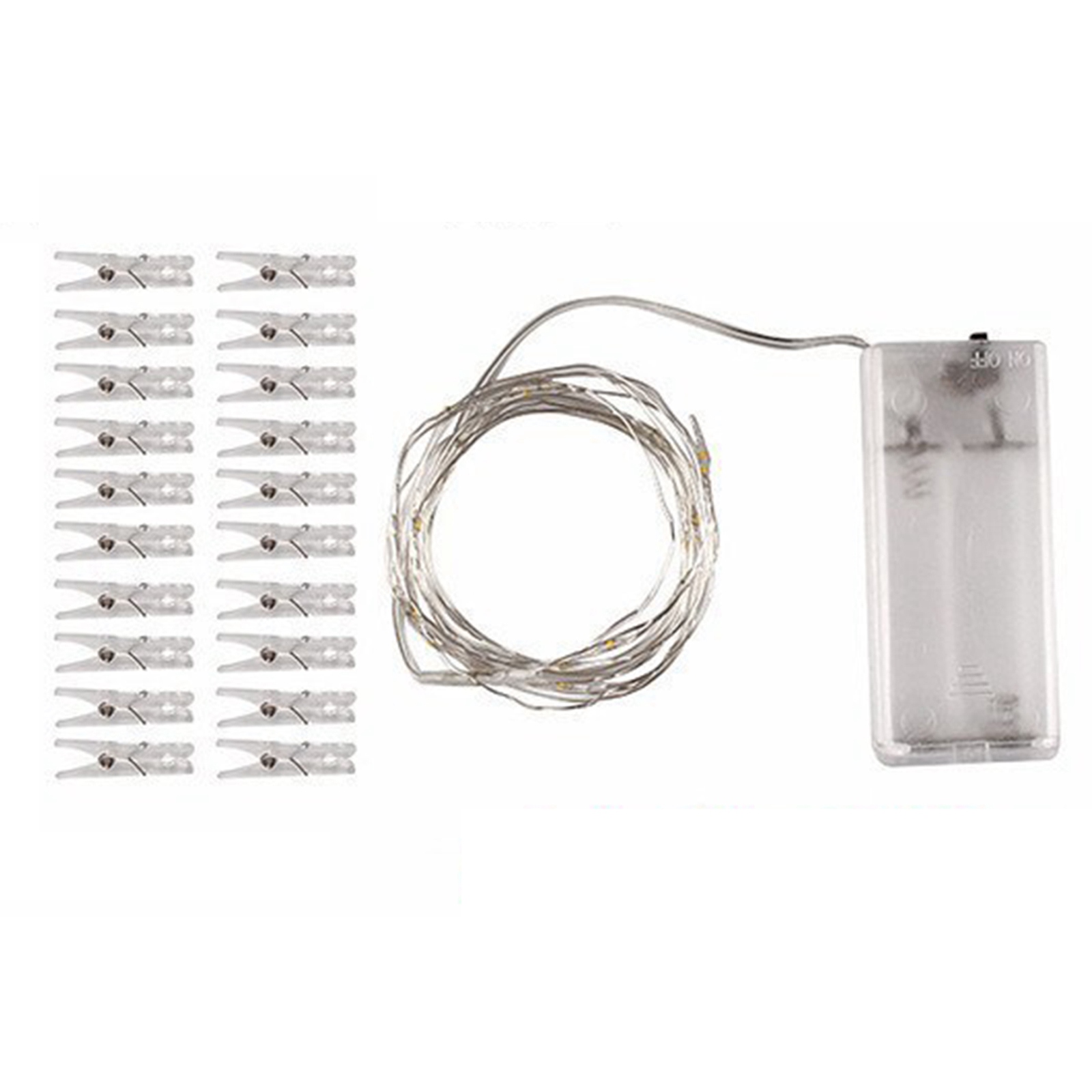 50CM 50 LED Hanging Picture Photo Clip - Image 4