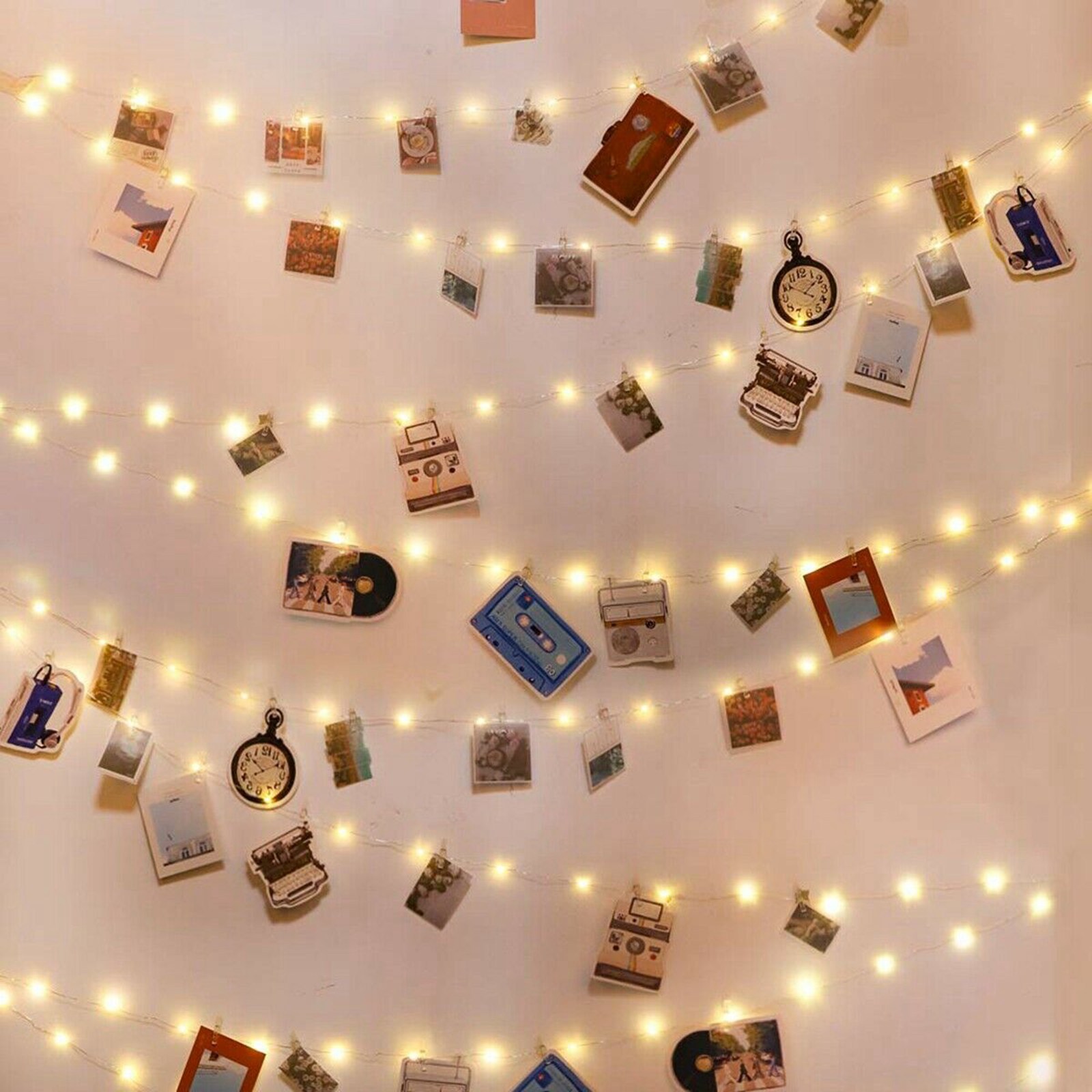 50CM 50 LED Hanging Picture Photo Clip