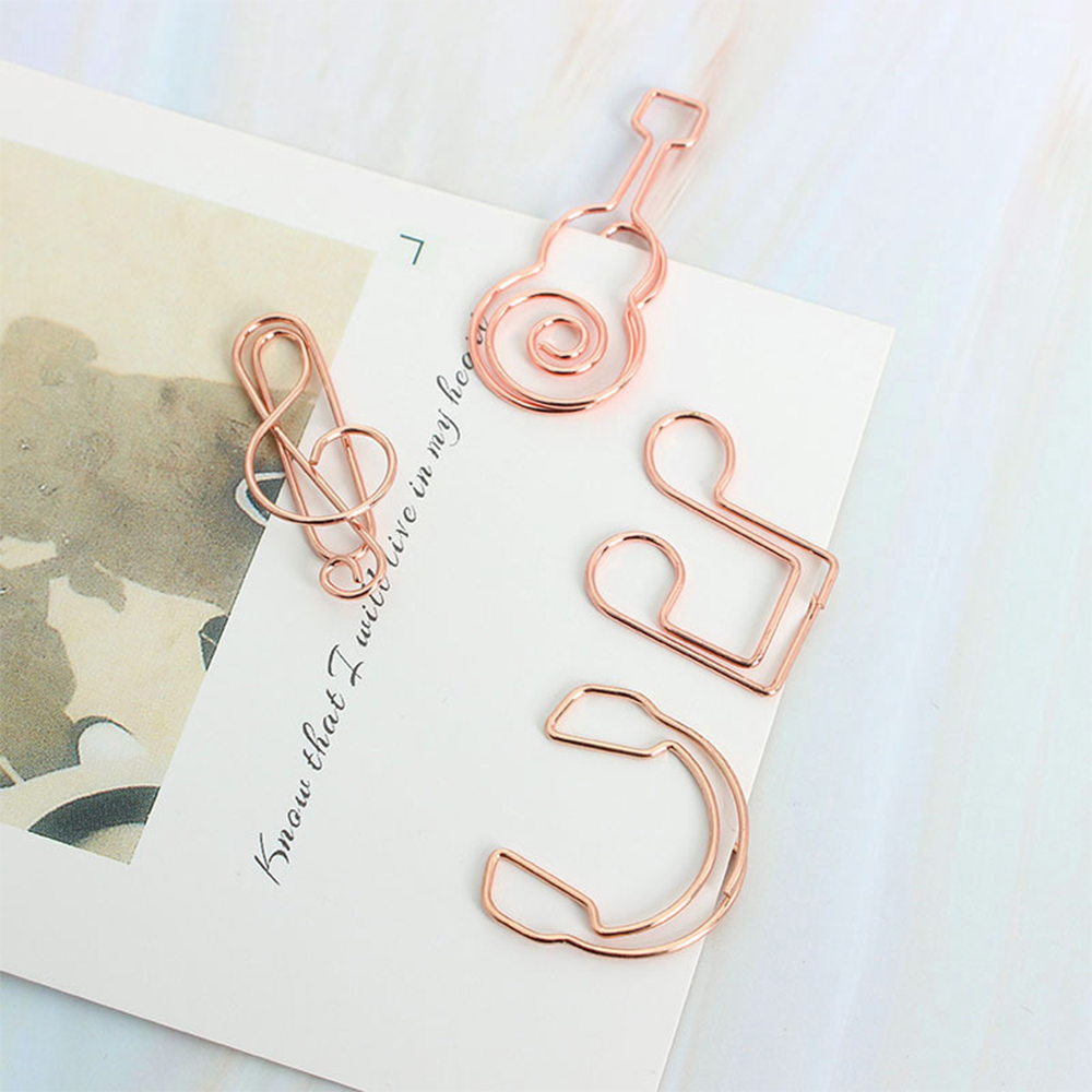 4PCS Music Note Rose Clips - Image 2