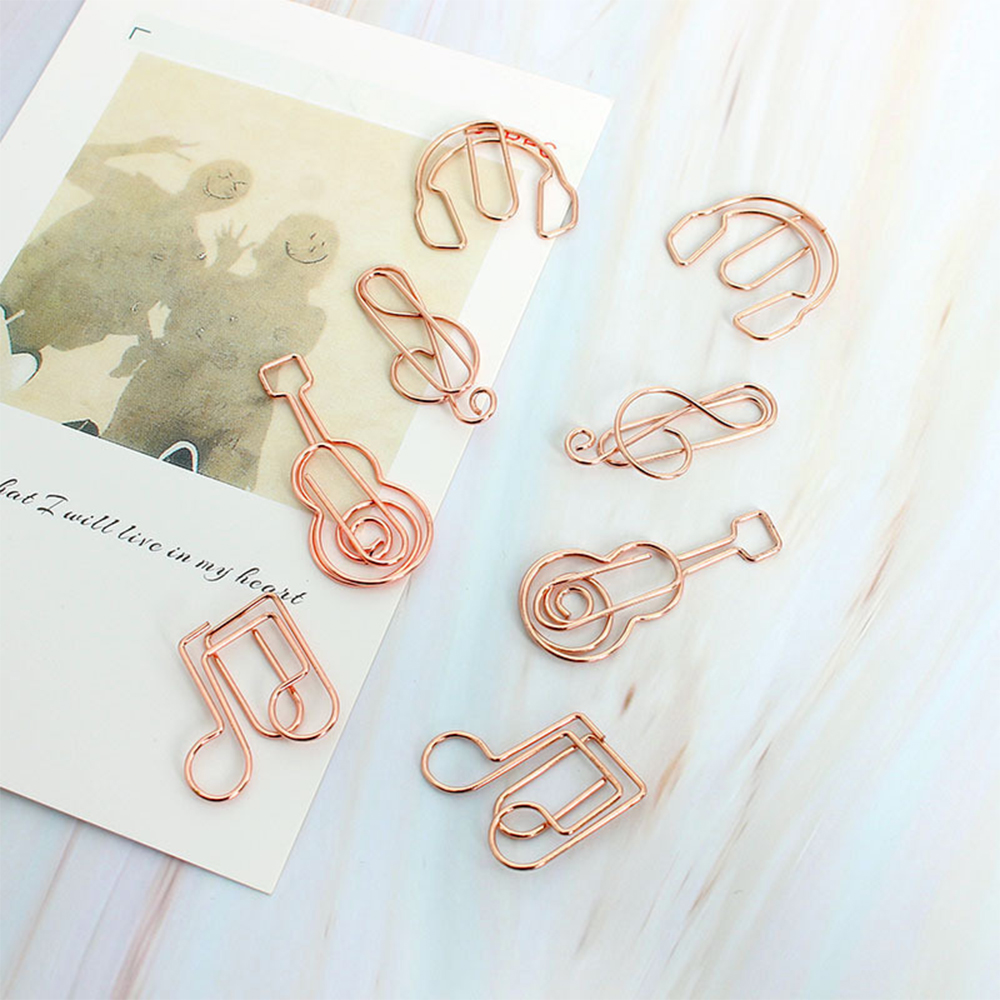4PCS Music Note Rose Clips