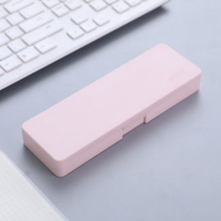 Kawaii Simple Pencil Case Frosted Plastic Pencil Box