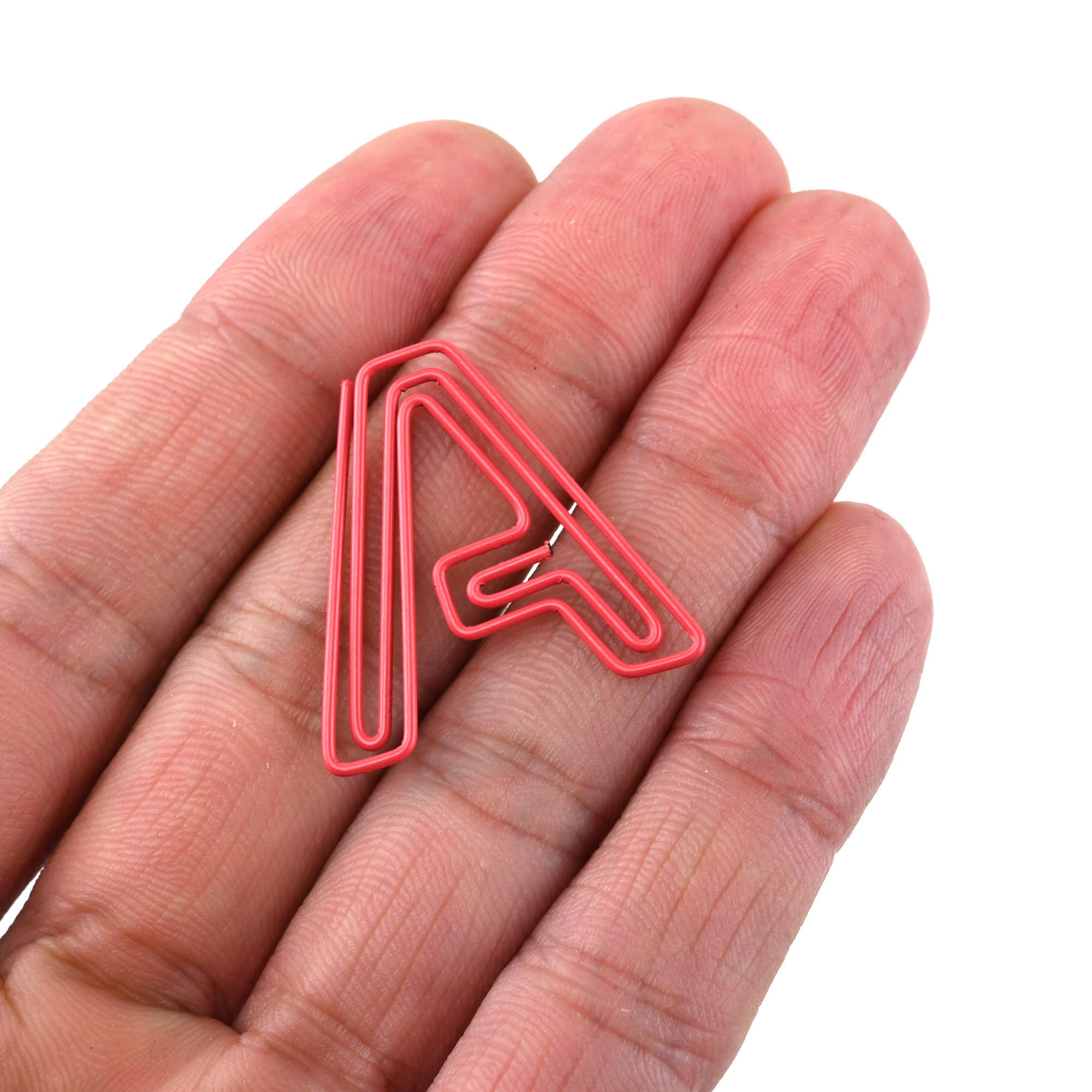26PCS Cute Metal Alphabet Paper Clips Stationery Set - Image 6