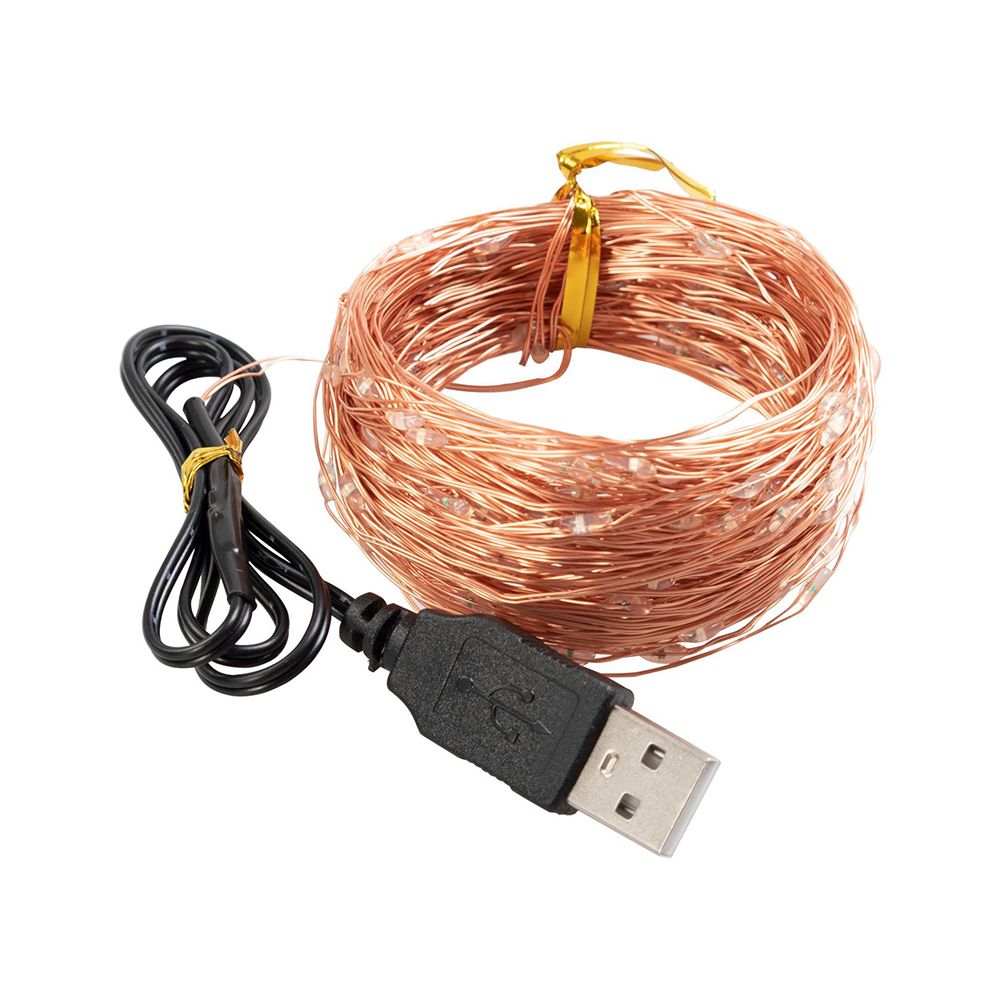 5M USB LED String Lights Waterproof Copper Wire Fairy Lights - Image 2