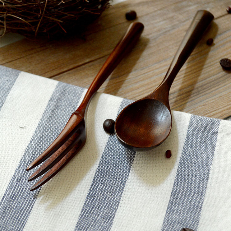 2pcs/set Triangular Wooden Spoon - Image 4