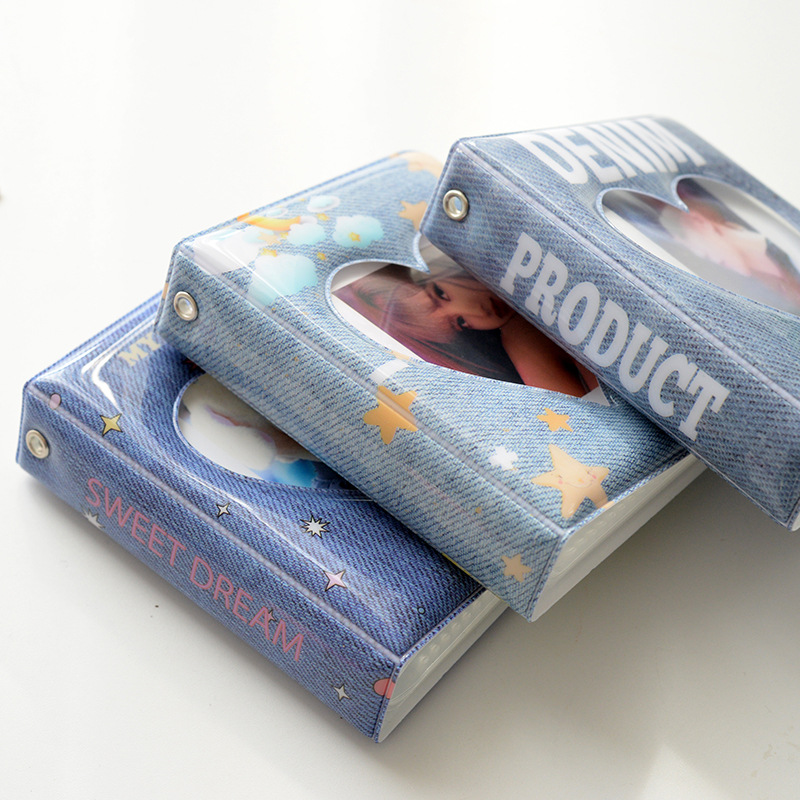 3 Inch 40 Grids Heart Hollow Photo Album Collection - Image 3