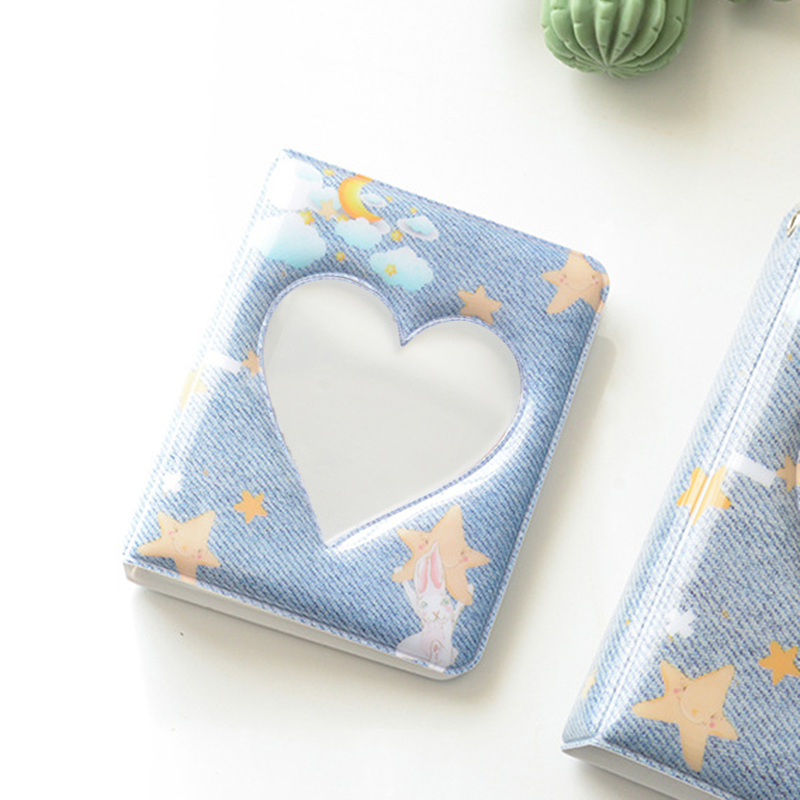 3 Inch 40 Grids Heart Hollow Photo Album Collection - Image 4