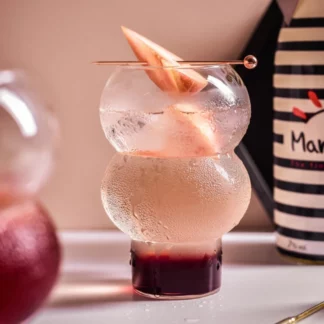 Gourd Shape Cocktail Glass Coffee Mug, 520ml