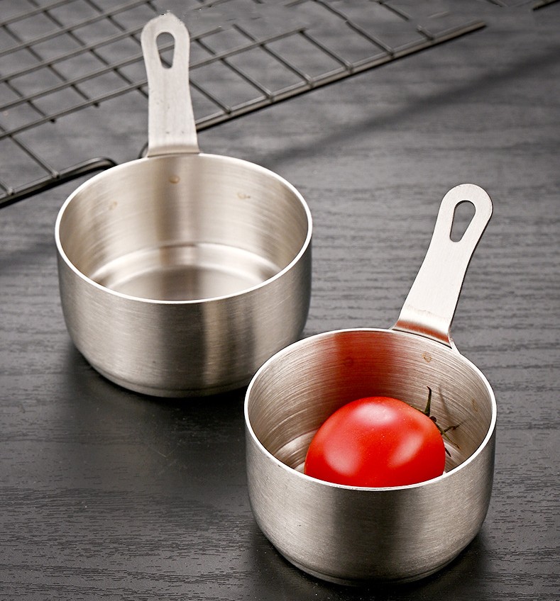 304 Stainless Steel Mini Milk Coffee Heating Pot, 2 PCS - Image 2