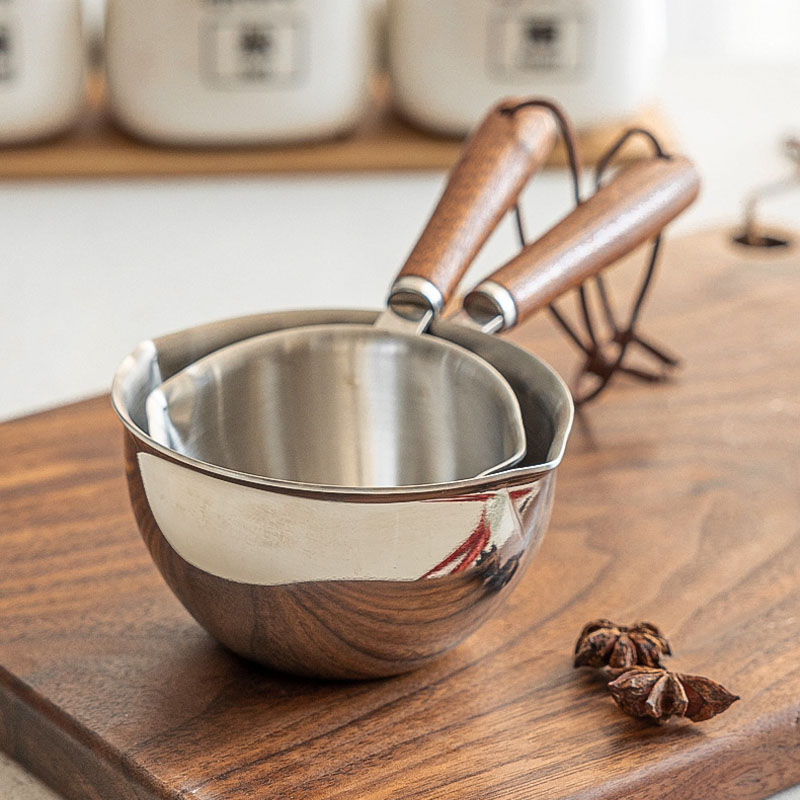 200 ml 304 Stainless Steel Multipurpose Hot Oil Pan, Mini Milk Pan - Image 3
