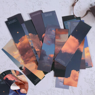 30PCS/Lot Warm Series Paper Bookmarks Decor Books