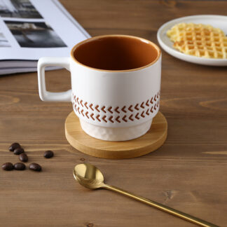 320ml Creative Vintage Mug with Spoon