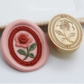 3D Roses Wax Seal Sealing Stamp Head