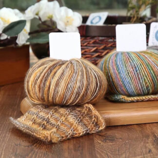 Multi Color Cotton Yarn Hand Knitted Crochet Wool