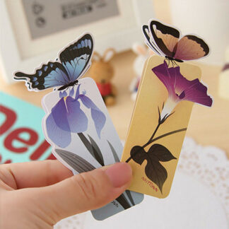 5pcs Butterfly Stationery Paper Bookmarks