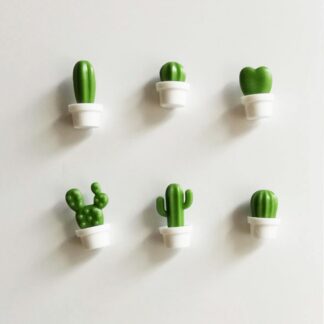 Fridge Magnets Cactus Stickers 6pcs