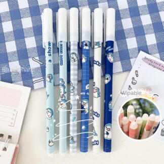 Erasable Neutral Pen Blue Cute Cartoon