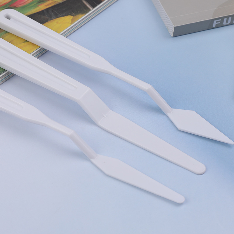 7PCS/Set Plastic Spatula Palette Oil Painting Accessories - Image 3