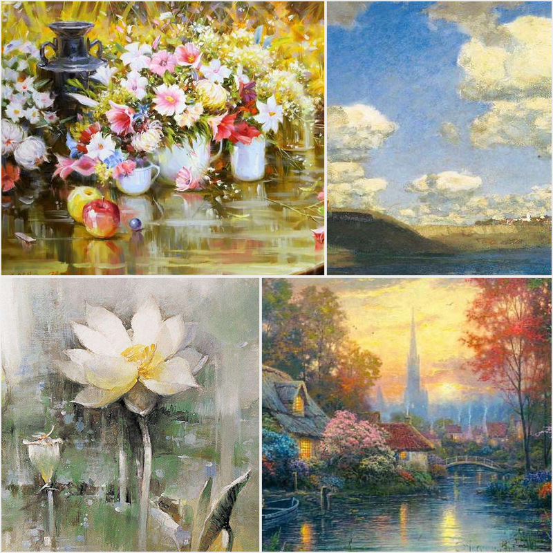 7PCS/Set Plastic Spatula Palette Oil Painting Accessories - Image 4