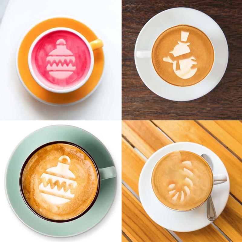 8PCS New Drawing Mold Coffee - Image 3
