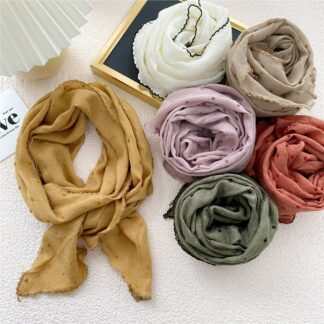 Fashion Cotton Linen Triangle Scarf Bandanas Turban