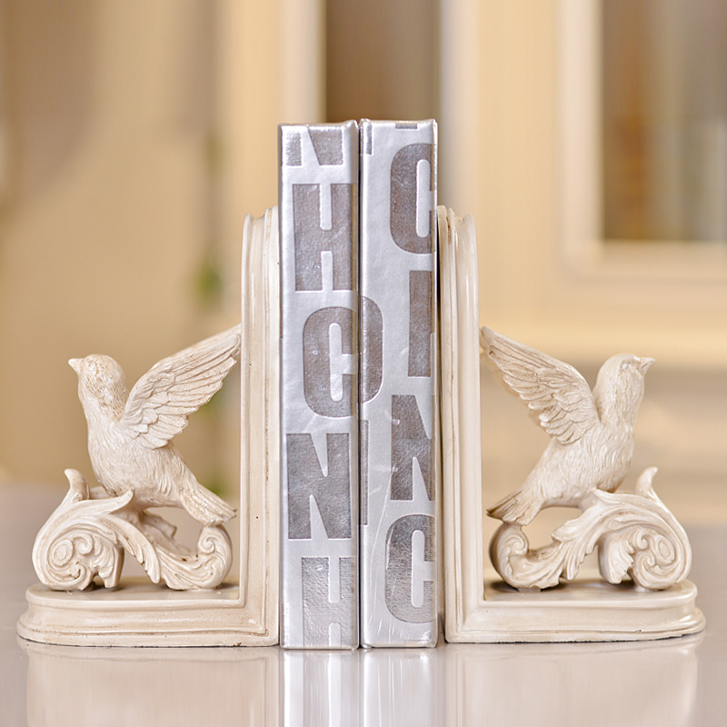 American Retro Country Nostalgic Style Resin Book Holders