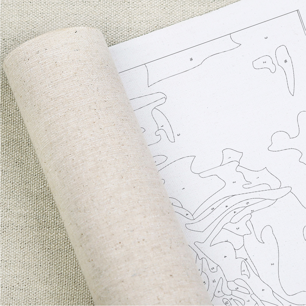 Angry Tiger Painting By Numbers On Canvas - Image 2