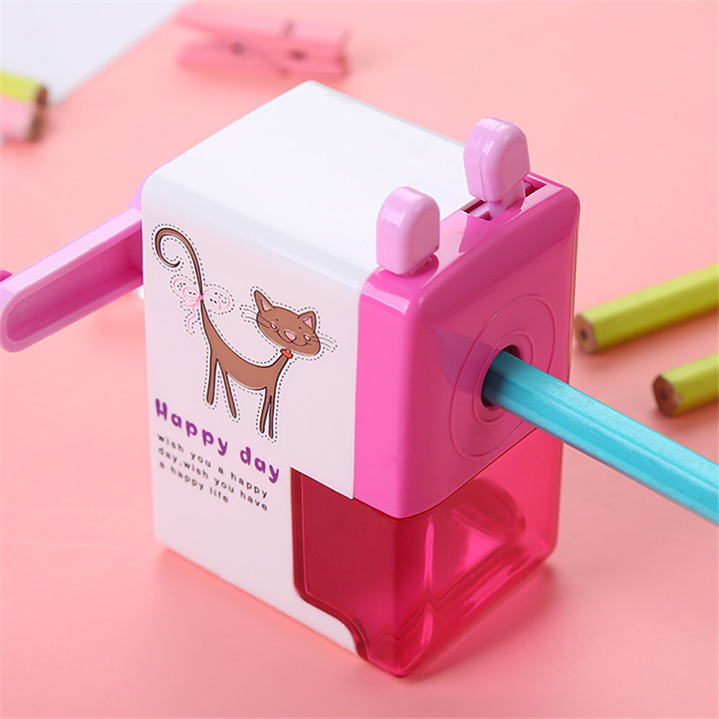 Animal Cartoon Hand Pencil Sharpener Tool