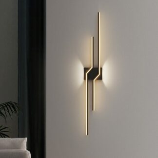 Art Long Gold Black White New Modern LED Wall Lights
