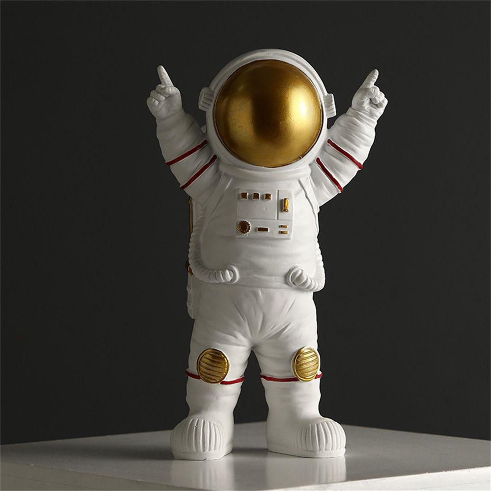 3 PCS/Set Decorative Astronaut Miniatures Figurines Statues - Image 4
